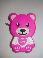 Кораллово-розовый кошелек детский, силиконовый