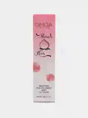 Бальзам для губ Omga Peach Kiss с эффектом тинта, увлажняющий, аромат персика