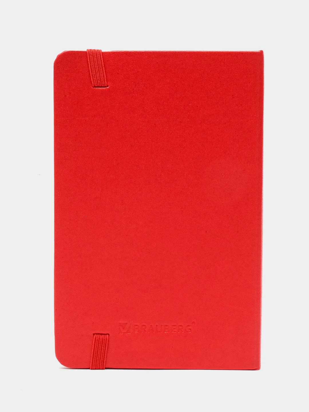 Блокнот BRAUBERG ULTRA, А6, линия, красный, балакрон, 93х142 мм, 80г/м2, 96 листов