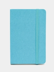Блокнот BRAUBERG ULTRA, А6, балакрон, 96 л, линия, бирюзовый, 93 х 142 мм, 80 г/м2