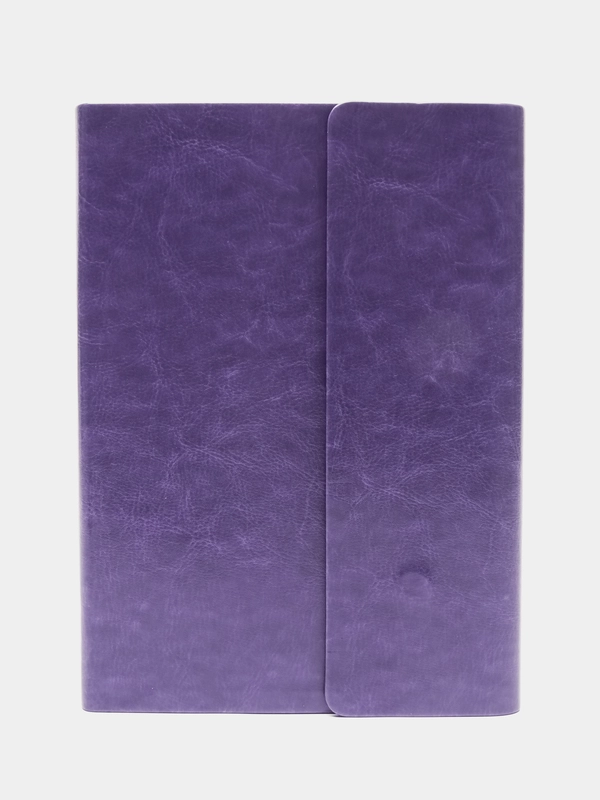 Ежедневник с магнитным клапаном BRAUBERG Magnetic X, недатированный, под кожу, А5