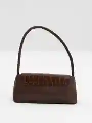 Черный женская сумка багет