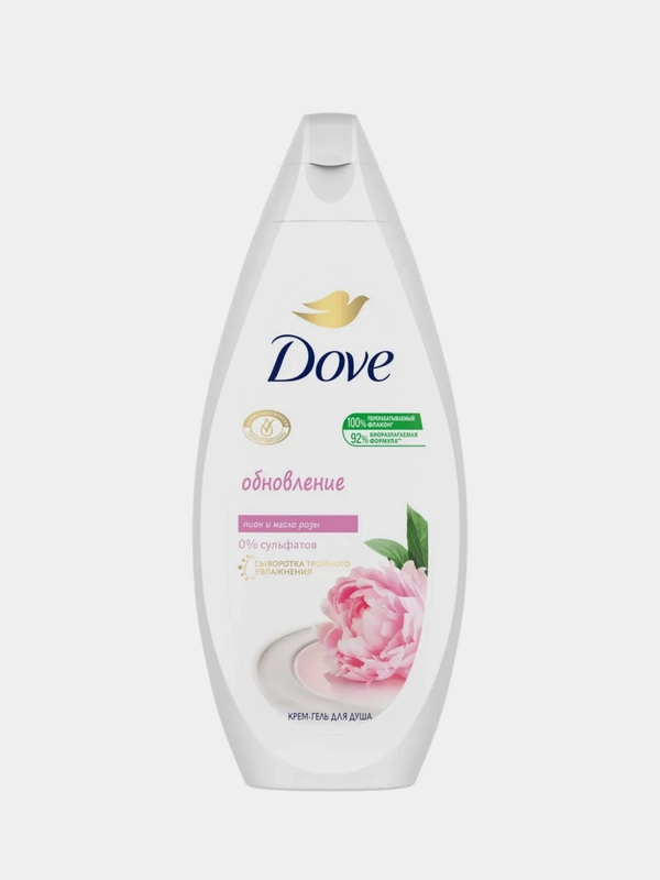 Dove Крем-гель для душа "Сливочная ваниль", 250 мл