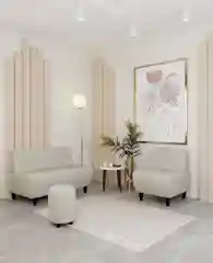 Бежевый пуф MONOFIX, ЙОККИ велюр
