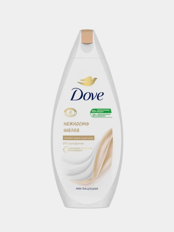 Dove Крем-гель для душа "Нежность шелка", 250 мл