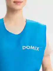 Голубой фартук для мастера маникюра Domix