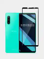 Прозрачный стекло для Sony Xperia 10 IV, mark 4 защитное ROSCO олеофобное покрытие, прозрачное, рамка
