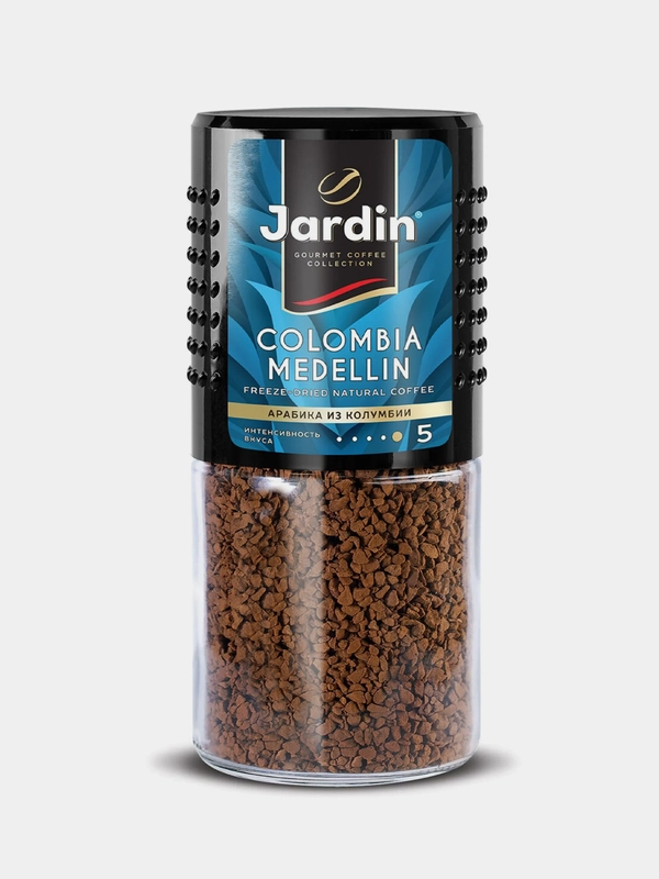 Кофе растворимый Jardin "Colombia Medellin", сублимированный, 95 г