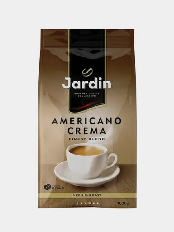 Кофе в зернах Jardin Americano Crema, арабика, робуста, 1 кг