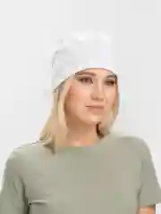 Белый колпак медицинский на завязках, белый, ткань ТиСи
