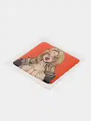 Аметистовый 3d-наклейки на телефон "Ахегао"