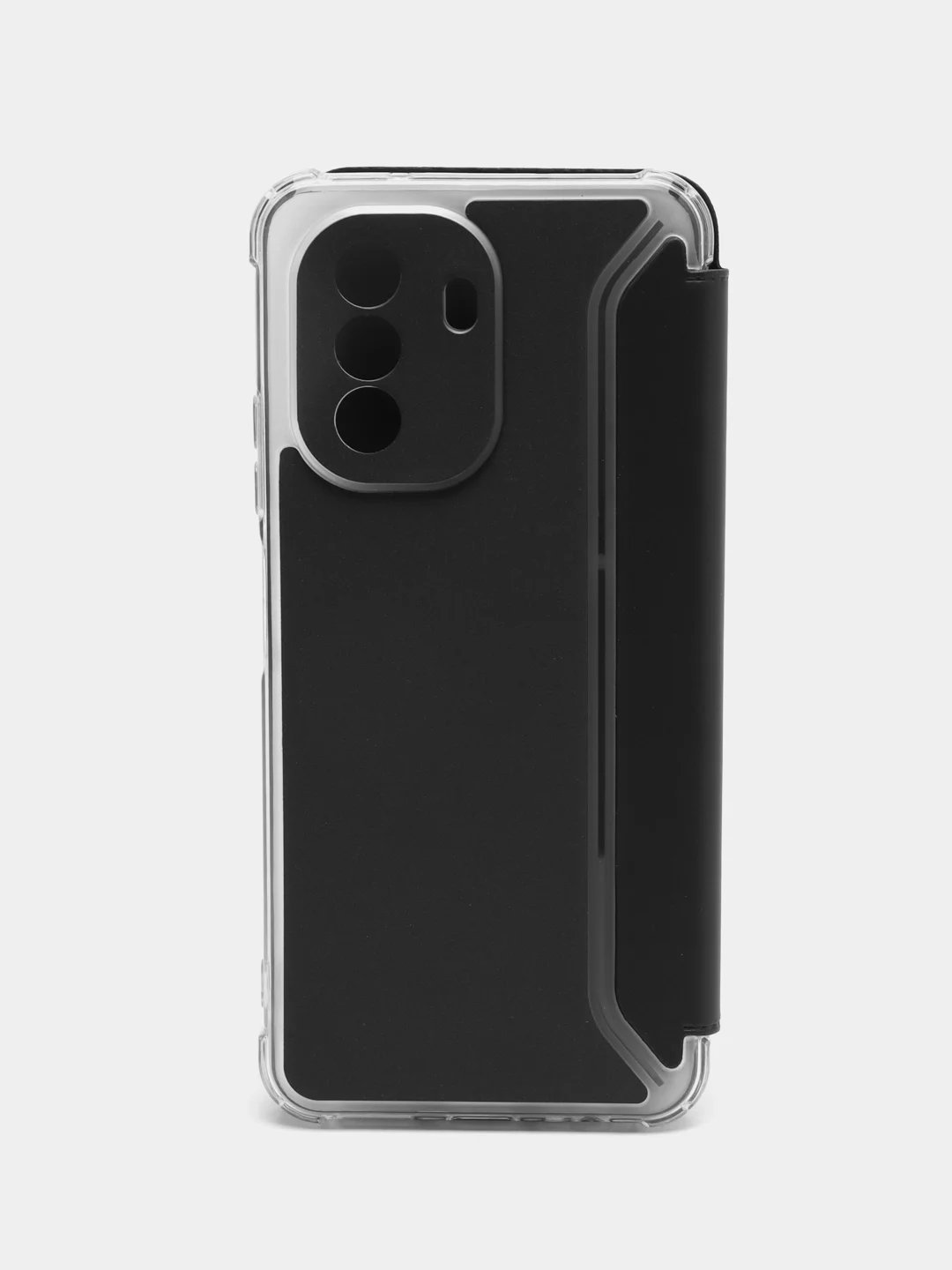 Черный чехол-книжка для HUAWEI nova Y71 / Y70 / Y70 Plus (Хуавей Нова у70 / у70 Плюс)