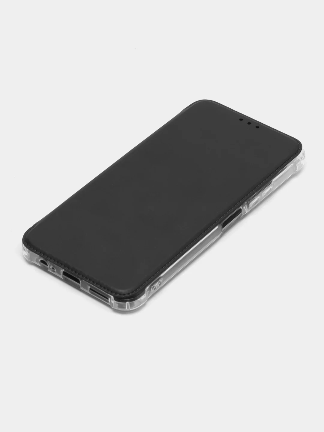 Черный чехол-книжка для HUAWEI nova Y71 / Y70 / Y70 Plus (Хуавей Нова у70 / у70 Плюс)