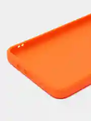 Оранжевый чехол силиконовый на Infinix Hot 12 Play NFC (Инфиникс Хот 12 Плей НФС)