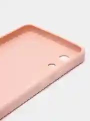 Пудровый силиконовый чехол для Samsung Galaxy A03 core (Самсунг Галакси А03 Кор)
