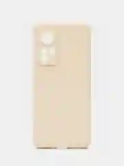 Молочный чехол Xiaomi 12, Xiaomi 12X силиконовый (Сяоми 12, 12Х)