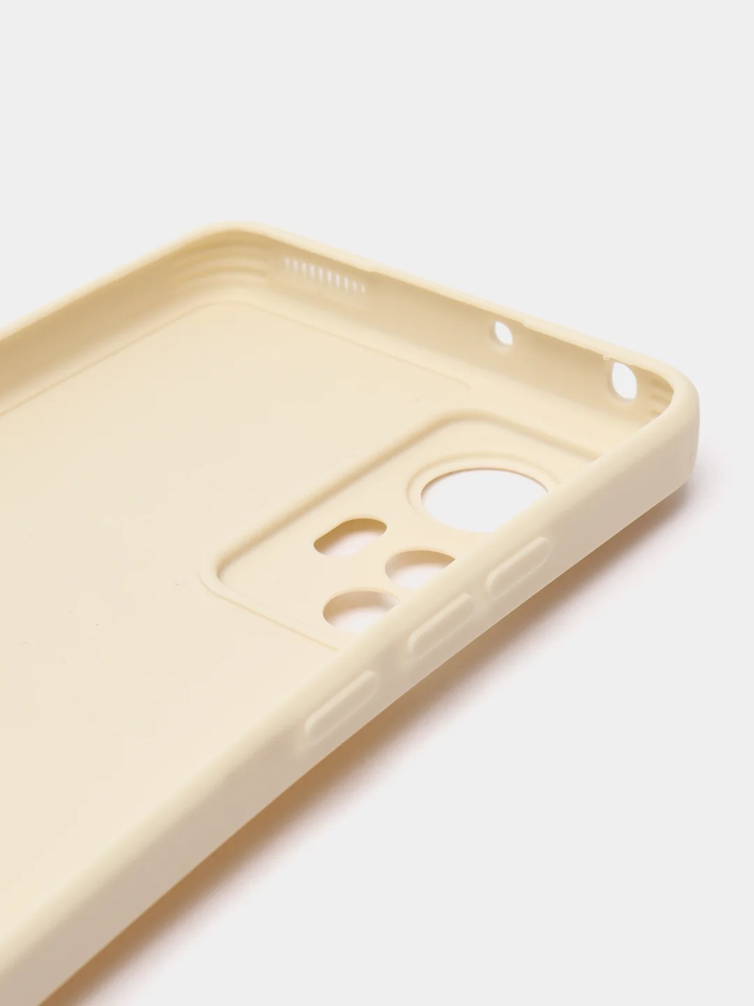 Молочный чехол Xiaomi 12, Xiaomi 12X силиконовый (Сяоми 12, 12Х)