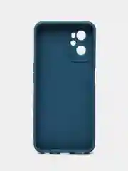 Синий силиконовый чехол для Realme 9i 4G / Oppo A96, (Реалми 9Ай / Оппо А96), прозрачный