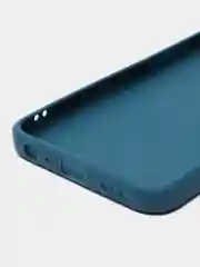 Синий силиконовый чехол для Realme 9i 4G / Oppo A96, (Реалми 9Ай / Оппо А96), прозрачный