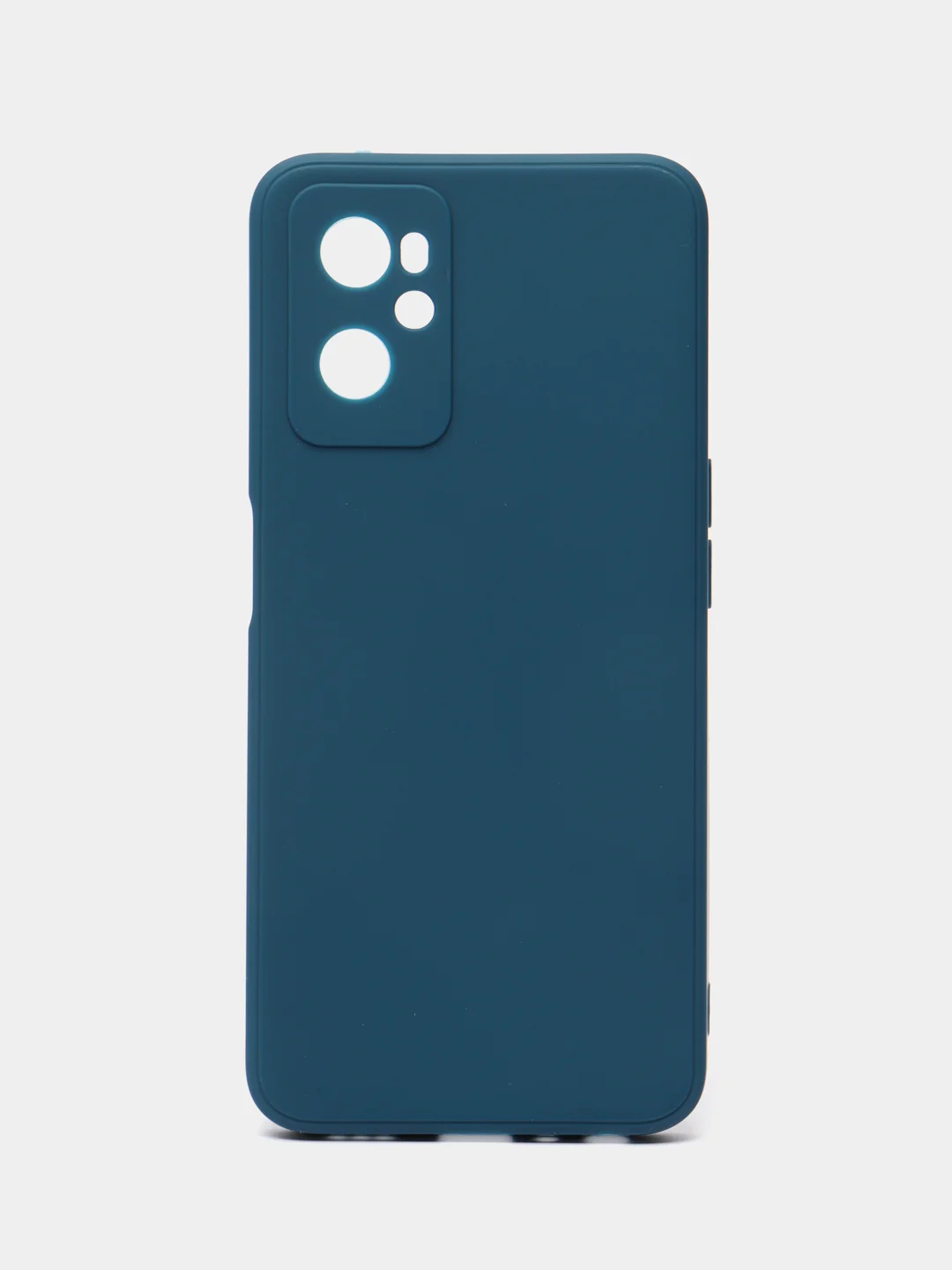 Синий силиконовый чехол для Realme 9i 4G / Oppo A96, (Реалми 9Ай / Оппо А96), прозрачный