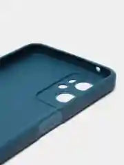 Синий силиконовый чехол для Realme 9i 4G / Oppo A96, (Реалми 9Ай / Оппо А96), прозрачный