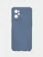 Синий меланж силиконовый чехол для Realme 9i 4G / Oppo A96, (Реалми 9Ай / Оппо А96), прозрачный