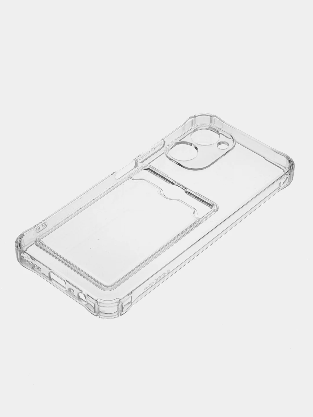 Разноцветный силиконовый чехол для Realme C33 (Реалми С33), прозрачный
