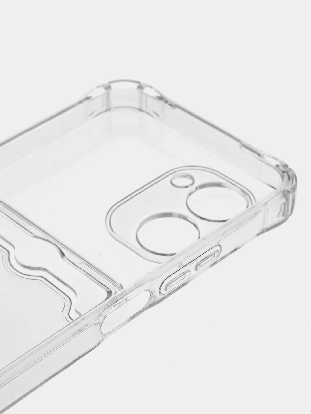 Разноцветный силиконовый чехол для Realme C33 (Реалми С33), прозрачный