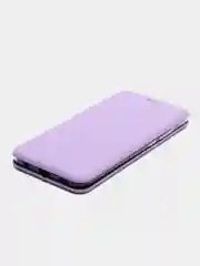 Сиреневый чехол-книжка Samsung Galaxy A03 (Самсунг Галакси А03)