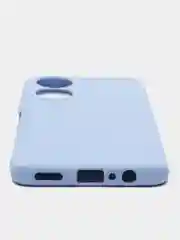 Небесно-голубой чехол для телефона Redmi 10, Note 10 Pro, Honor X7, Samsung S23 с бортами и защитой камеры