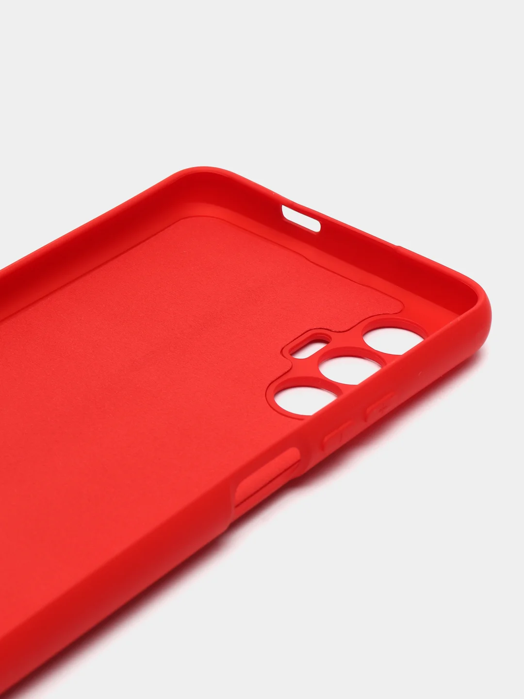 Красный чехол силиконовый Silicone Cover для Tecno Pova 3 (Техно Пова 3)