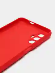 Красный чехол силиконовый Silicone Cover для Tecno Pova 3 (Техно Пова 3)