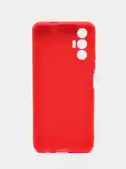 Красный чехол силиконовый Silicone Cover для Tecno Pova 3 (Техно Пова 3)