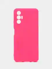 Фуксия чехол силиконовый Silicone Cover для Tecno Pova 3 (Техно Пова 3)