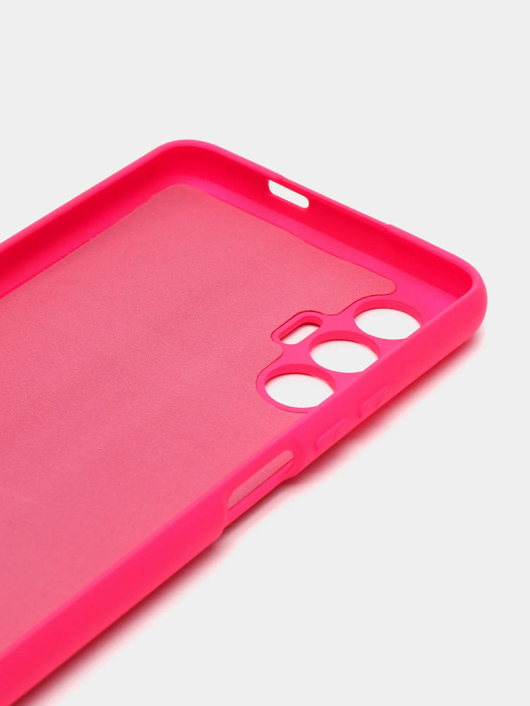 Фуксия чехол силиконовый Silicone Cover для Tecno Pova 3 (Техно Пова 3)