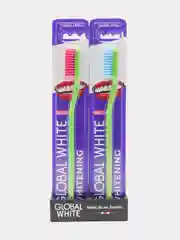 Зубная щетка Global White Hard, 12 штук
