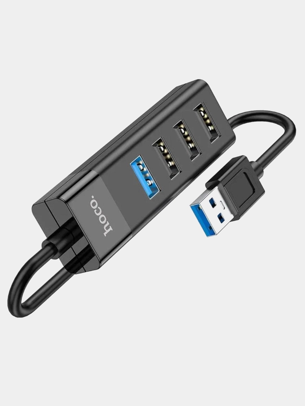 Разветвитель USB Hub HOCO HB25, 4 разъема, USB 3.0