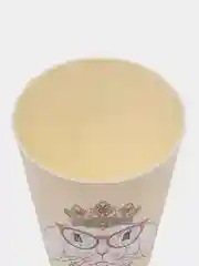 Алый многоразовый пластиковый стакан, с крышкой, 420 мл