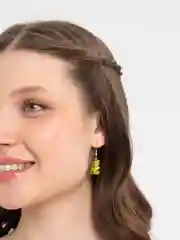 Желтый серьги Мармеладные мишки