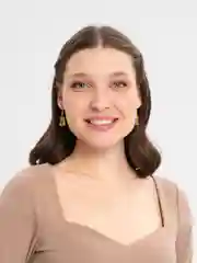 Желтый серьги Мармеладные мишки
