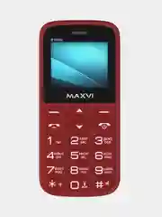 Черный мобильный телефон Maxvi B100ds большие кнопки