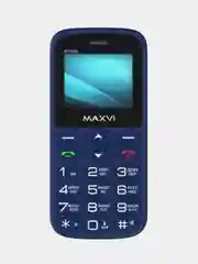 Черный мобильный телефон Maxvi B100ds большие кнопки