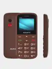 Черный мобильный телефон Maxvi B100ds большие кнопки