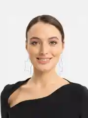 Серебряный серьги "Звезды"