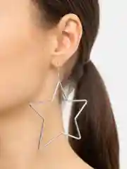 Серебряный серьги "Звезды"