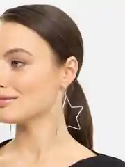 Серебряный серьги "Звезды"