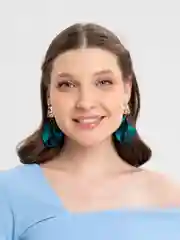 Серьги женские "Лепестки", висячие, зелёные