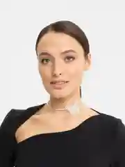 Белый чокер на шею, ожерелье, бабочка