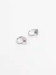 Серебряный женские серьги с подвеской