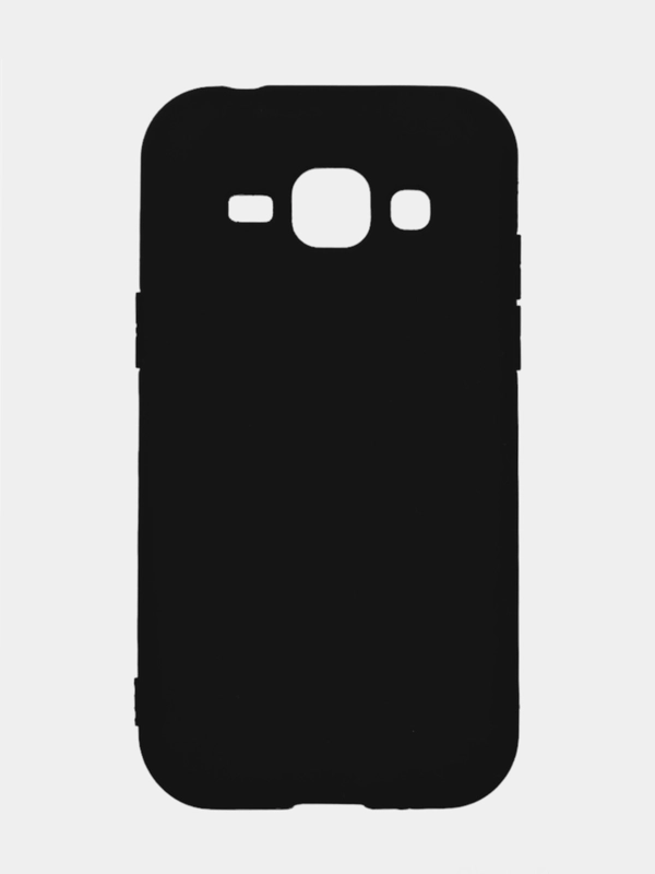 Чехол для Samsung Galaxy J1 2015, Самсунг Галакси Джи 1 черный, силиконовый